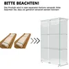 INONEFT Glazen displaykast, vrijstaand model met Productafbeelding-voorbeeld 12