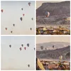 Bild auf Leinwand - Leinwandbild - Berge Ballon Flug - Produktbild-Vorschau 8