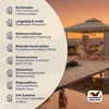 Casaria Gazebo Lorca Padiglione 3x3m in Metallo Resistente Anteprima dell’immagine prodotto 9