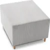 Pouffe-Fußhocker, Sitzpouf 64x55cm Fußhocker Für Sessel Produktbild-Vorschau 5