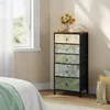 WOLTU Kommode mit 5 Schubladen aus Stoff, Sideboard, Produktbild-Vorschau 2