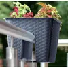 Blumentopf für Balustrade Ratolla DRLB400 | Anthrazit Produktbild-Vorschau 2