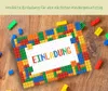 Friendly Fox Einladung Bausteine, 12x Einladungskarten Produktbild-Vorschau 2