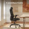 Ergonomiczne krzesło biurowe Desktronic SitOne, regulowane, Podgląd zdjęcia produktu 3