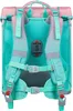 The back of a pink and teal backpack. Anteprima dell’immagine prodotto