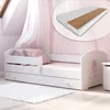 Detská posteľ 80x160 cm s matracom a zásuvkou, ochranou Náhľad obrázku produktu 7