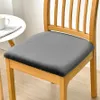 Stretch Sitzbezug für Stühle - 50 x 50 cm - Grau Samt - Produktbild-Vorschau 9