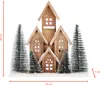 1.10 Petit village de Noël avec 4 maisons et des arbres - Voir les images du produit 2