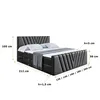 ALTDECOR Boxspringbett mit Fußteil, H4 Matratze und Topper Produktbild-Vorschau 6