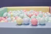 IGLU Bällebad Mehrfarbig mit Bällen in Pink/Blau/Mint/Gelb Produktbild-Vorschau 2