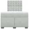 Boxspringbett mit Matratze Hellgrau 120x200 cm Samt Produktbild-Vorschau 6