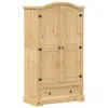 vidaXL Kleiderschrank Corona 102x52x186 cm Massivholz Produktbild-Vorschau 1