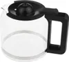 A clear, studio shot of a coffee pot carafe with a black lid and handle. Náhľad obrázku produktu