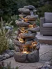 Großer Gartenbrunnen BK902 mit LED Beleuchtung Felsen Produktbild-Vorschau 1