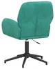 Chaise de bureau vidaXL, turquoise, velours, 54 x 55 x 90 Voir les images du produit 5