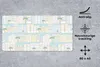 MuchoWow® Schreibtischunterlage Miami - Skyline - Muster - Produktbild-Vorschau 3