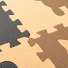 Aga Kontrastné penové Puzzle 85 cm x 85 cm 9 dielov Hnedé Náhľad obrázku produktu 12