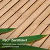 Praknu Schilf Balkon Sichtschutz Holz -  es, Natürliches Produktbild-Vorschau 3