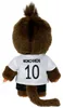 Mädchen im Fußball-Trikot | 20 cm Monchhichi Puppe mit Produktbild-Vorschau 4