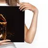 Muralo CANVAS Leinwandbild Goldene MUND Lippen auf Produktbild-Vorschau 4