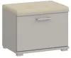 Schuhschrank Schuhbank mit Sitzfläche Beige, 50x40x35 cm Produktbild-Vorschau 1