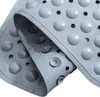 Duschmatte - Grau - 70x36 cm - Rutschfeste Badewannenmatte Produktbild-Vorschau 2