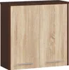 Mensola da Parete in Wenge e Rovere Sonoma con Ante Anteprima dell’immagine prodotto 1
