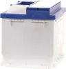 A car battery is shown against a white background. Produktbild-Vorschau