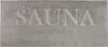 Saunatuch 80x200 cm saugstark 100% Baumwolle grau Produktbild-Vorschau 1