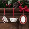 Mini Vaisselle Noël V&b Set 3 Pièces Miniatures à Suspendre Voir les images du produit 2