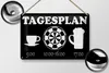 Blechschild Tagesplan Tasse Dart Bier, 30 x 20 cm, Produktbild-Vorschau 3