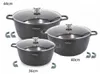 6-tlg Kochtopfset mit Deckel ø36cm/ø40cm/ø44cm - geeignet Produktbild-Vorschau 4