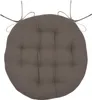 Podsedák na židli DUO COLOR taupe/béžová Ø 38 cm France Náhled obrázku produktu 2