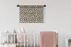 MuchoWow® Wandteppich Wandbehang Pantherdruck - Weiß - Rosa Produktbild-Vorschau 2