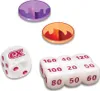 A collection of Pokémon trading card game accessories, including two coins and several dice. Anteprima dell’immagine prodotto