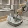 Otwarta kuweta dla kota z ramką, z wysoką ścianką przeciw Podgląd zdjęcia produktu 2