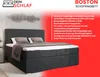 Boxspringbett BOSTON 160x200 cm Velour Kronos 34 Anthrazit Produktbild-Vorschau 4