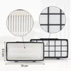 Two vacuum cleaner filters are shown, with close-up views of their internal structures. Produktbild-Vorschau