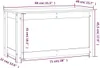 vidaXL Cassapanca 80x40x45,5 cm in legno massello di pino Anteprima dell’immagine prodotto 15