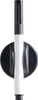 A black and white marker attached to a black magnetic holder. Produktbild-Vorschau