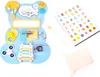 Aga4Kids Montessori Holztafel Bär Blau Produktbild-Vorschau 2
