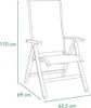 Royal Garden Royal Kensington Plus Teak Klappsessel Produktbild-Vorschau 3