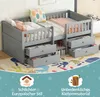 Flieks kinderbed, stapelbed 90x200 cm met 4 lades, laag Productafbeelding-voorbeeld 6