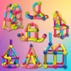 A collage of various magnetic building block structures. Náhled obrázku produktu