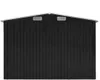 vidaXL Casetta da giardino 257x392x181 cm in metallo Anteprima dell’immagine prodotto 9