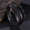 Herren Armband Echtleder, mit schlichten, elegantem Stil, Produktbild-Vorschau 4
