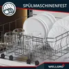 50x WELLGRO Einmachgläser 635ml Schraubdeckel TO82 rot Produktbild-Vorschau 2