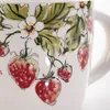 Keramikbecher mit Erdbeermuster STRAWBERRY, 450 ml Produktbild-Vorschau 8