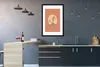 MuchoWow® MuchoWow® Gerahmtes Poster Palme - Pastell - Rot Produktbild-Vorschau 5