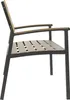 Lesli Living Gartenbank "Arezzo" Teaklook 120 cm Produktbild-Vorschau 5